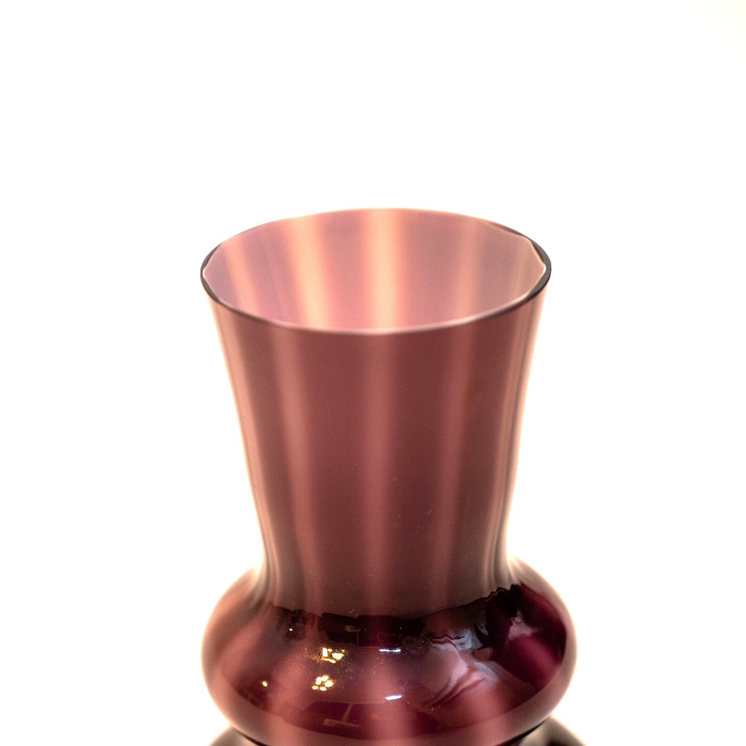 Blown glass vase, Friedrich design, Germany, 1960