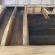 Old Vintage Indian Box on Wooden Wheels Early 20th S