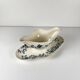 Longwy sauceboat, late 19th century "Ycho", blue ironstone