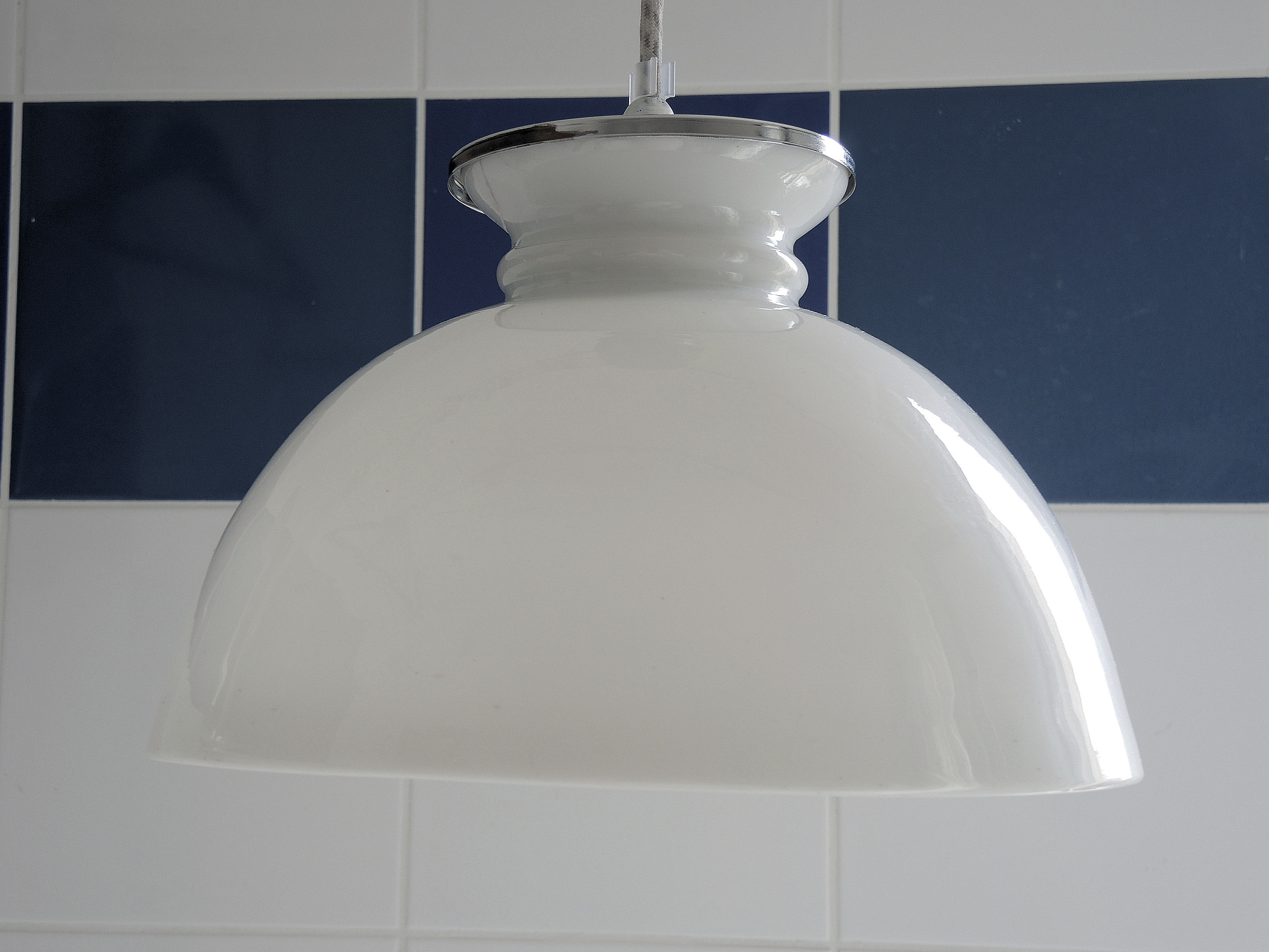 Hanging lamp opaline white 30