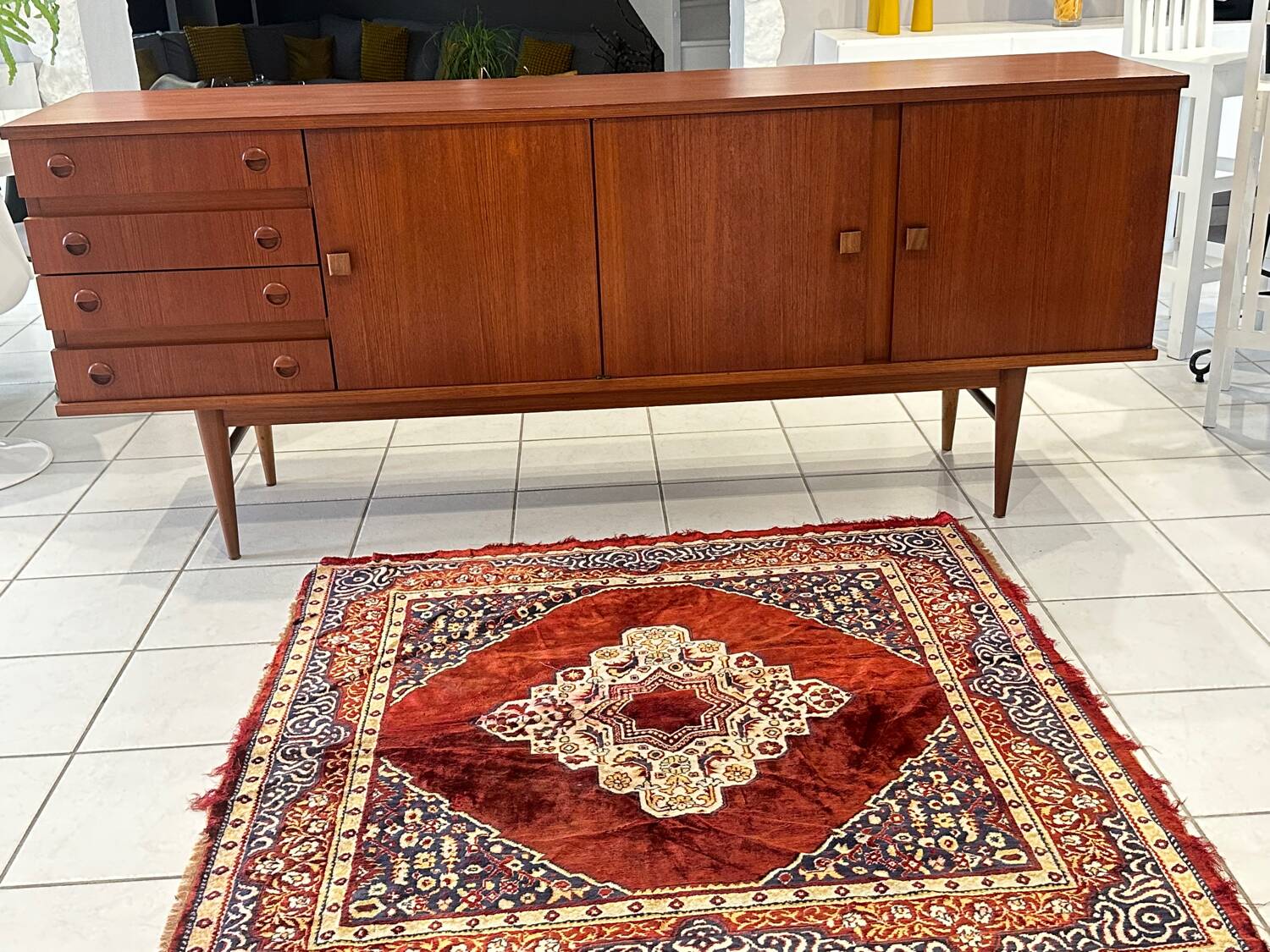 Scandinavian teak sideboard, 1960s