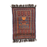 Oriental carpet pure wool 78 x 48cm