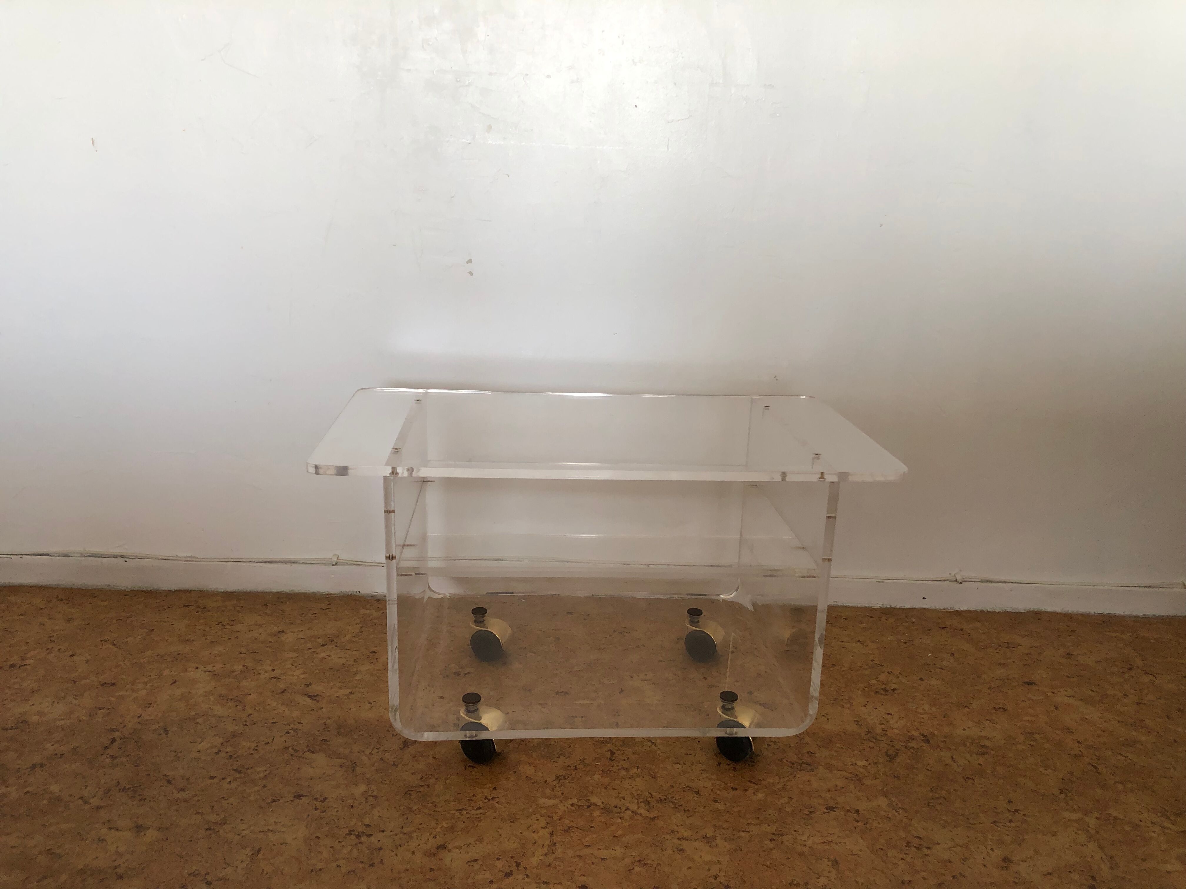 Plexiglas coffee table, Marais International