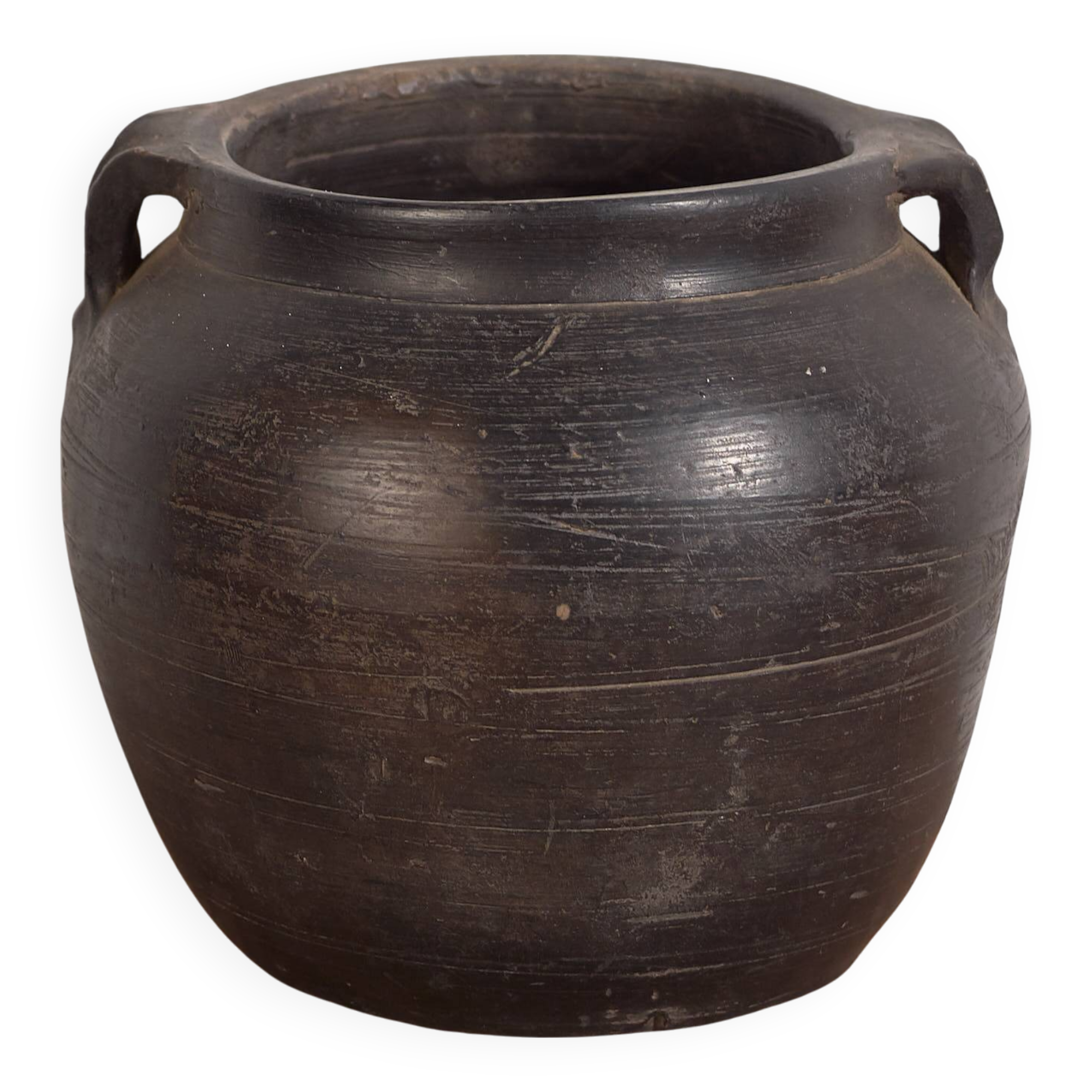 Small antique dark-colored vase (circa 1900) #1