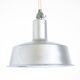 Vintage ceiling lamp industrial style aluminum. Spain 1970.