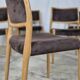 4 chaises de salle à manger vintage en chêne modèle 80 de Niels Møller, danois.