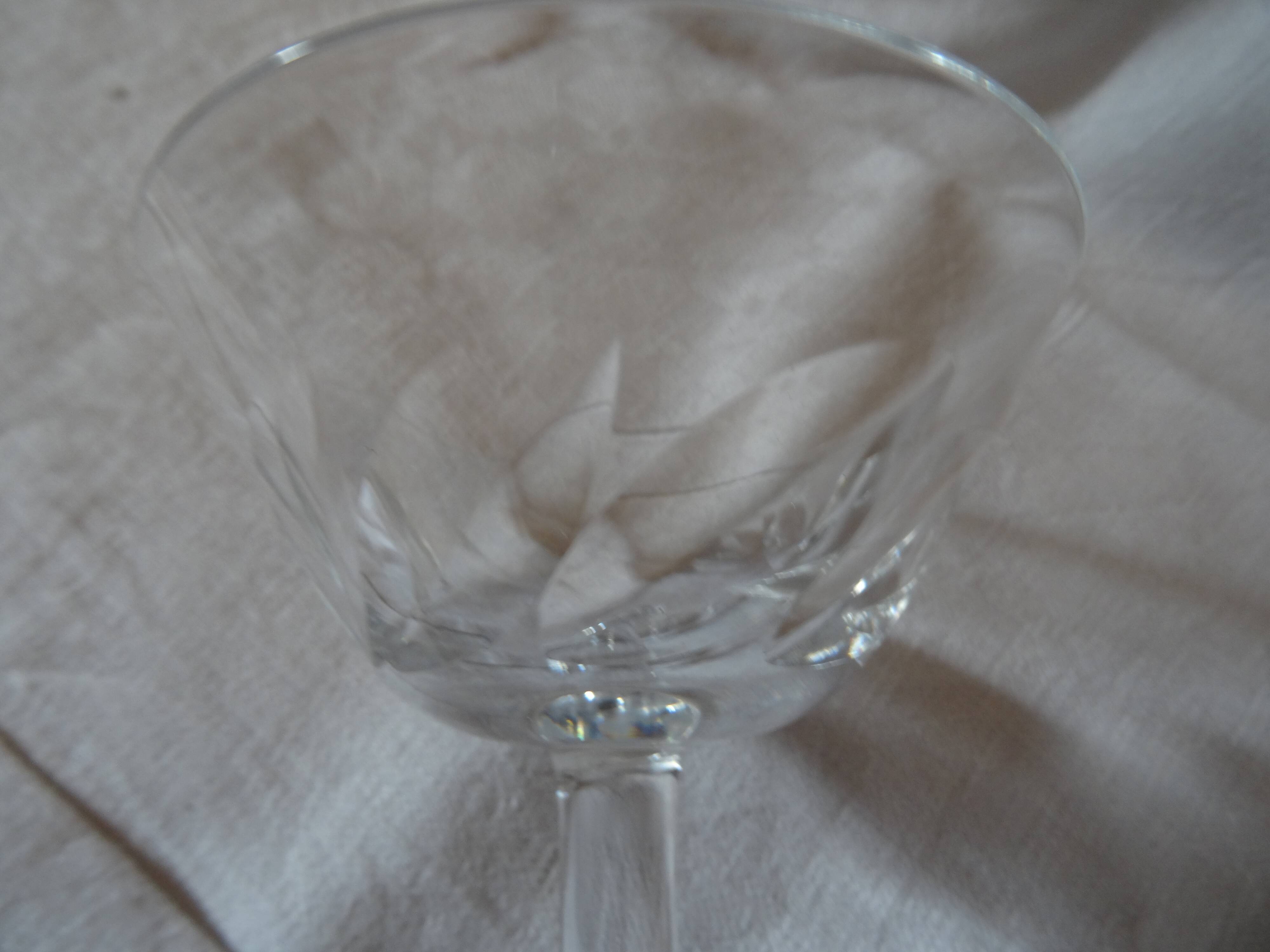Lot of 6 champagne glasses Saint Louis