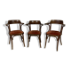 Lot de 3 fauteuils de bistrot