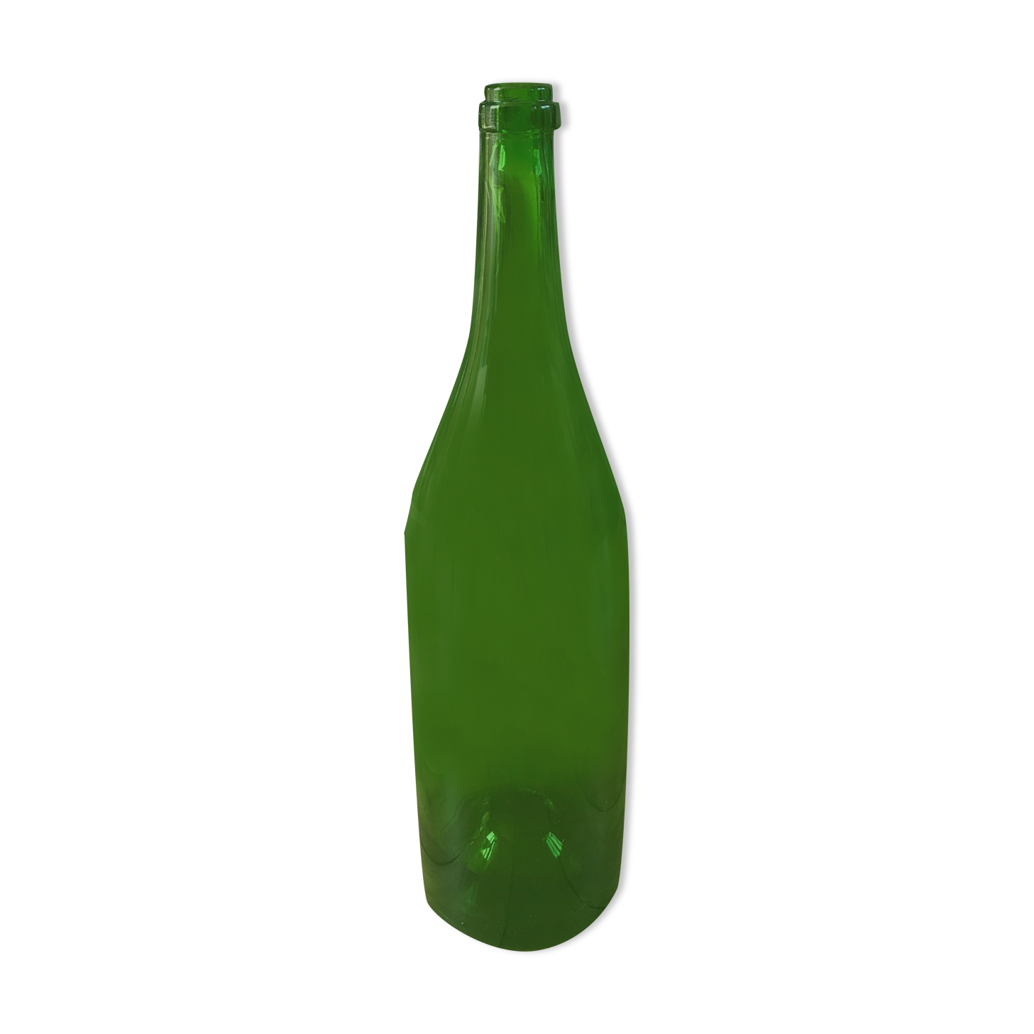 Old Champagne bottle Jéroboam (3L) in thick blown glass