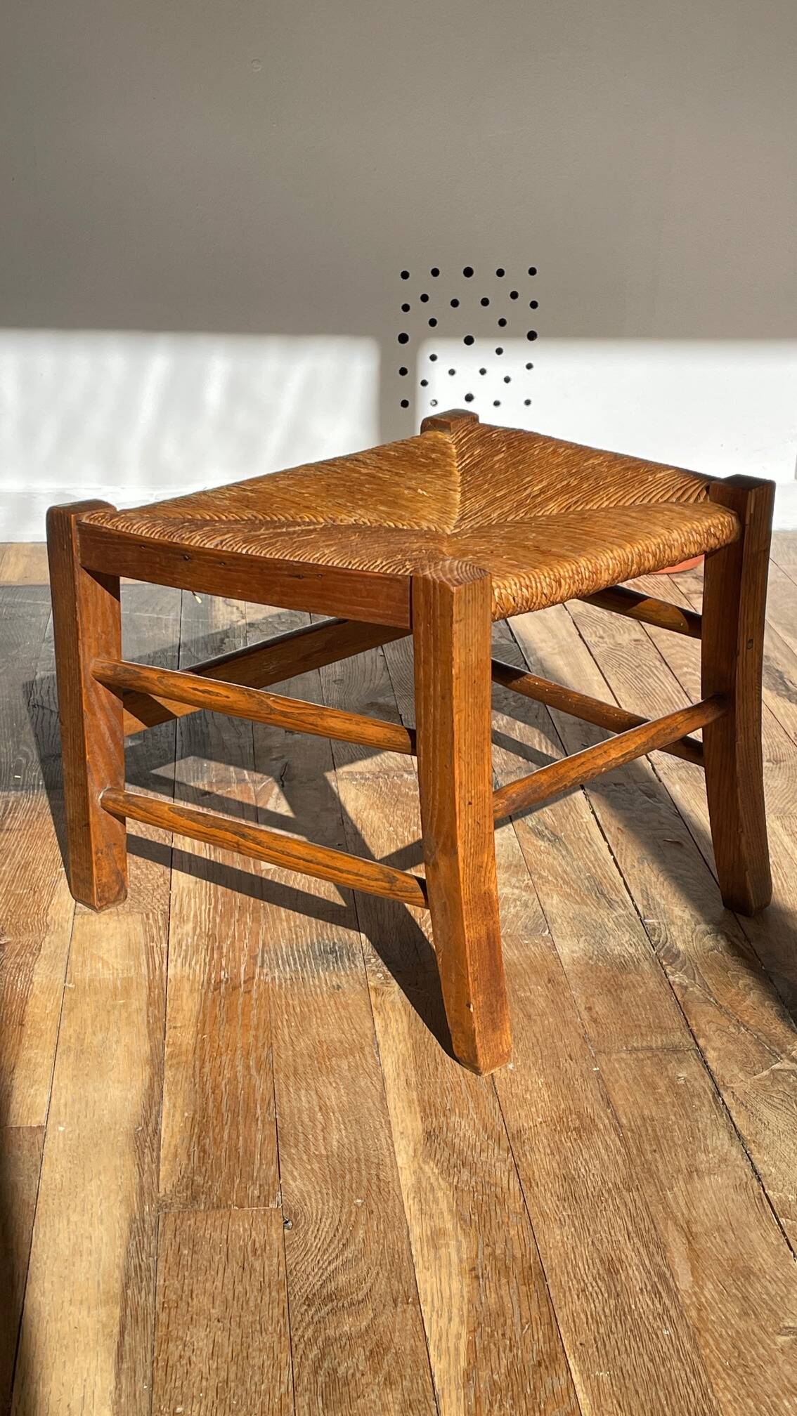 TABOURET Ancien Esprit CAMPAGNE