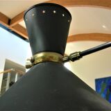 Roger Mathieu's diabolo sconce for Lunel with double lighting