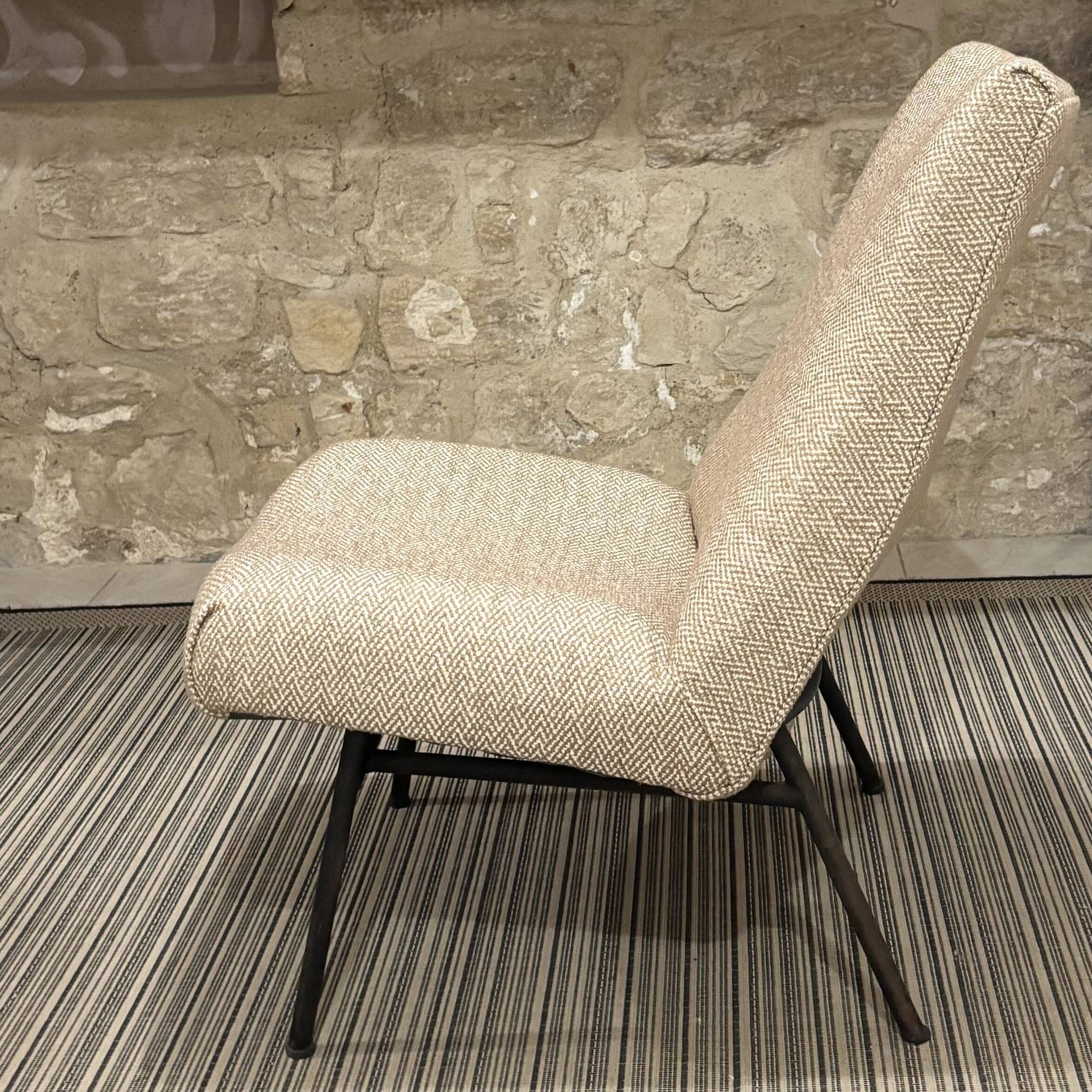 Pierre Guariche armchair for Airborne reupholstered.