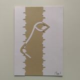Collage 'Plain Vanilla II' of series 'Silhouettes'