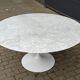 Original round dining table Knoll Tulip (152cm) Carrara