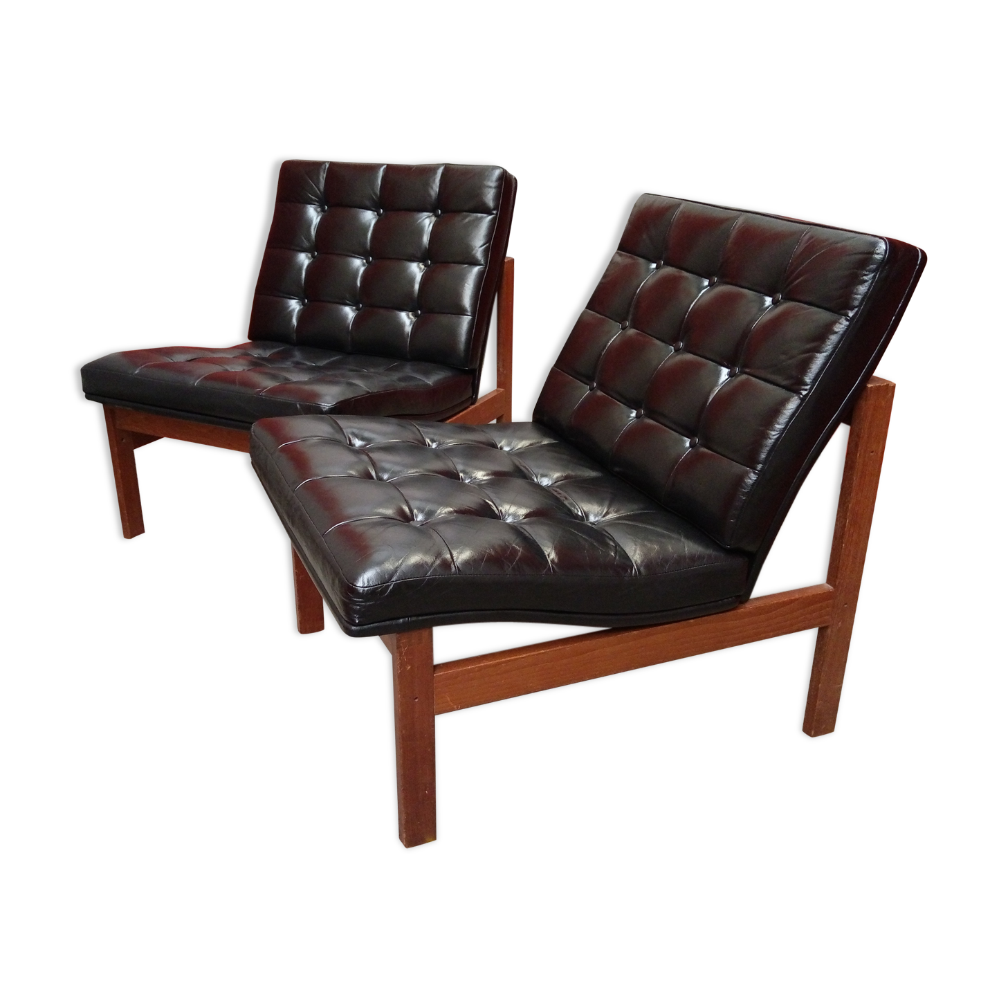Pair of Scandinavian armchairs