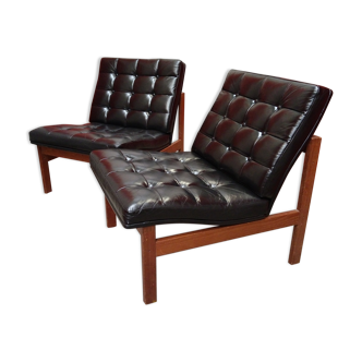 Pair of Scandinavian armchairs