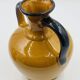 Duo de Vases Vintage Coulobres en Céramique Ocre