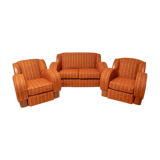 Art Deco Lounge Suite with Cloud design Sides