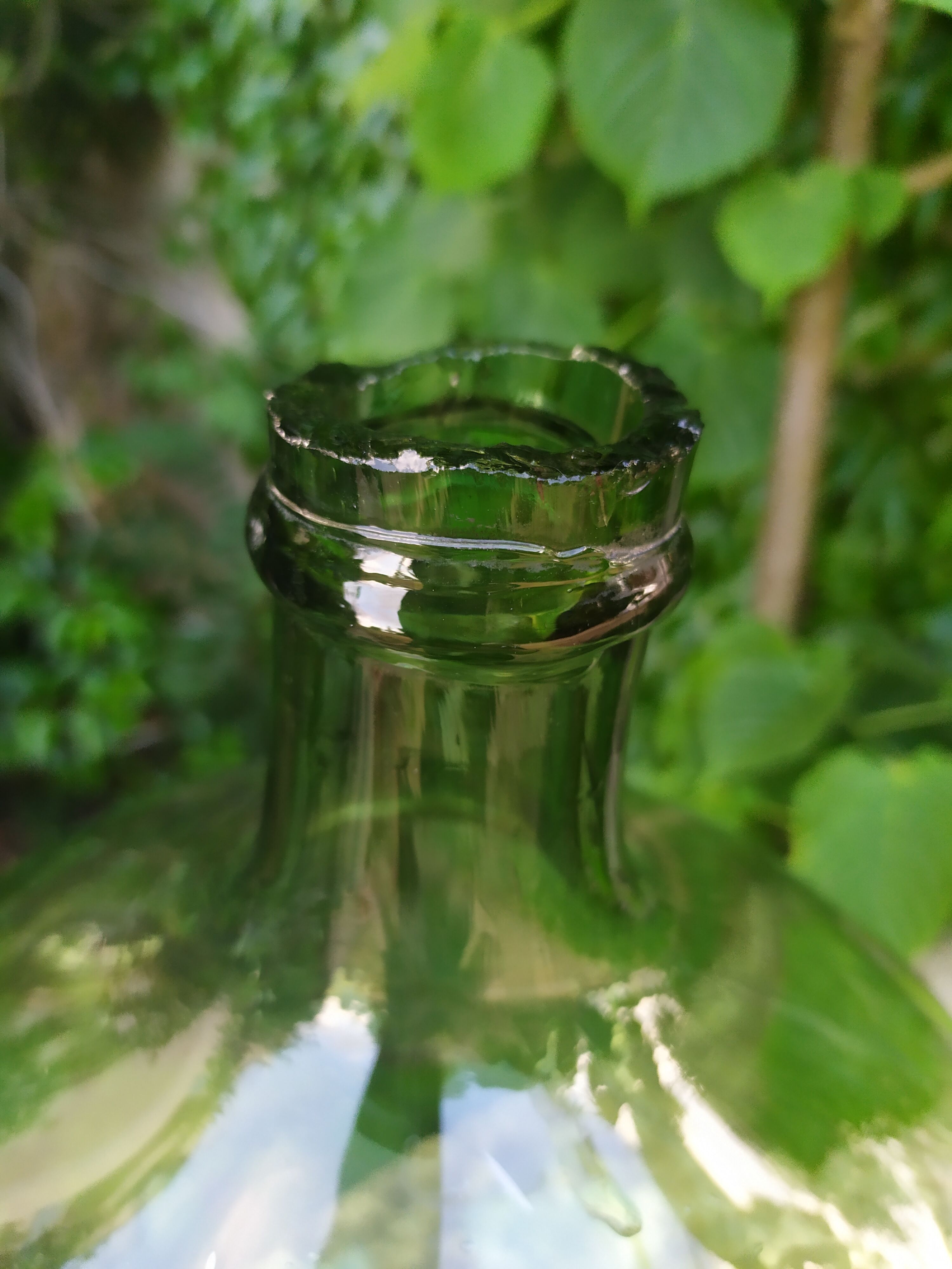 Dame-jeanne en verre soufflé