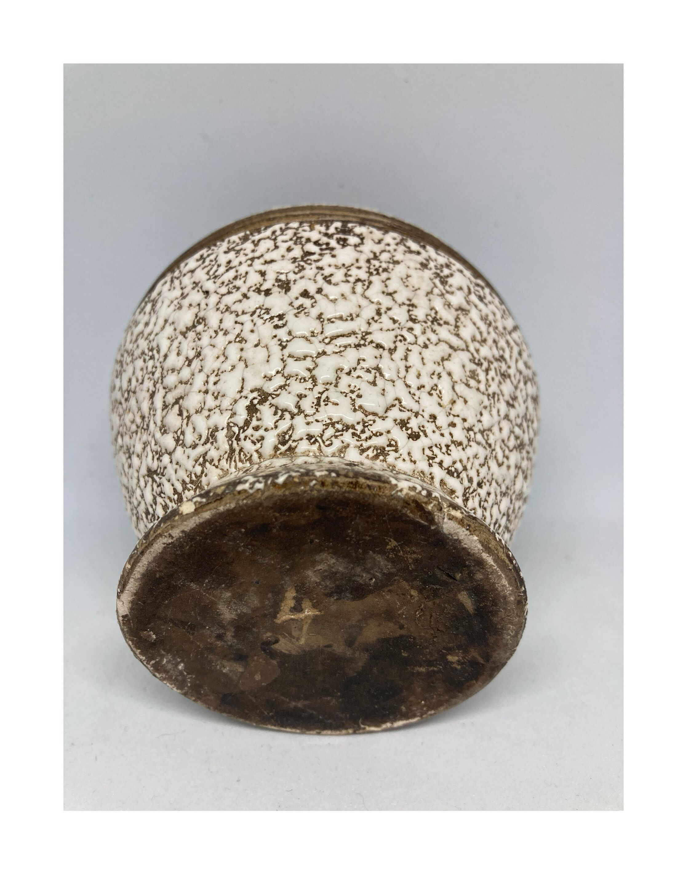 Vase en émail crispé