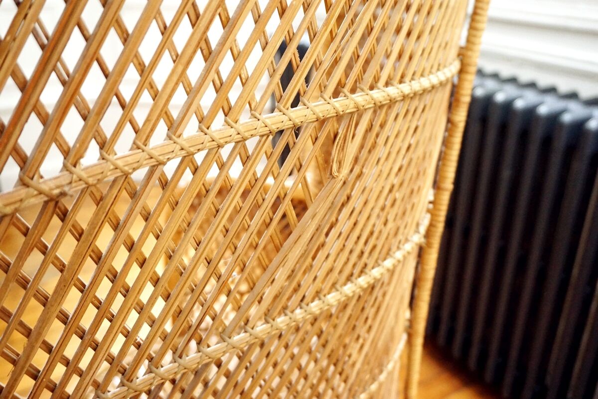 Emmanuelle armchair in rattan