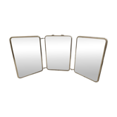 Miroir barbier triptyque