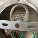 Vintage chrome metal pendant – 1970s design