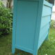 Commode années 60 70 repeinte en bleu
