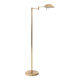 Holtkotter brass swing arm floor lamp, 1970s, germany
