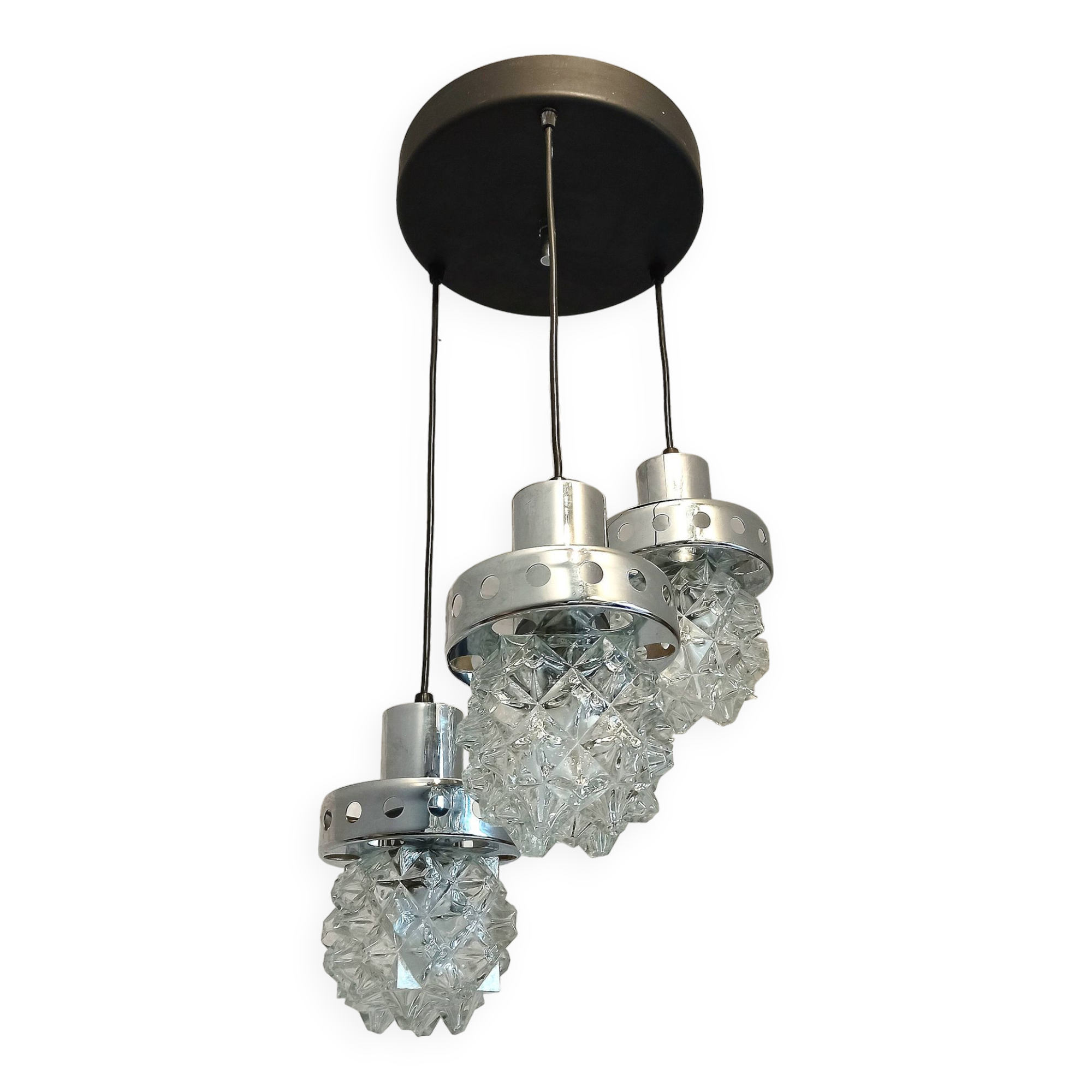 Seventies waterfall chandelier