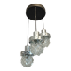 Seventies waterfall chandelier