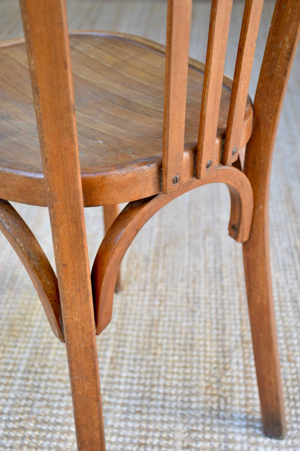 Duo of Baumann bistro chairs