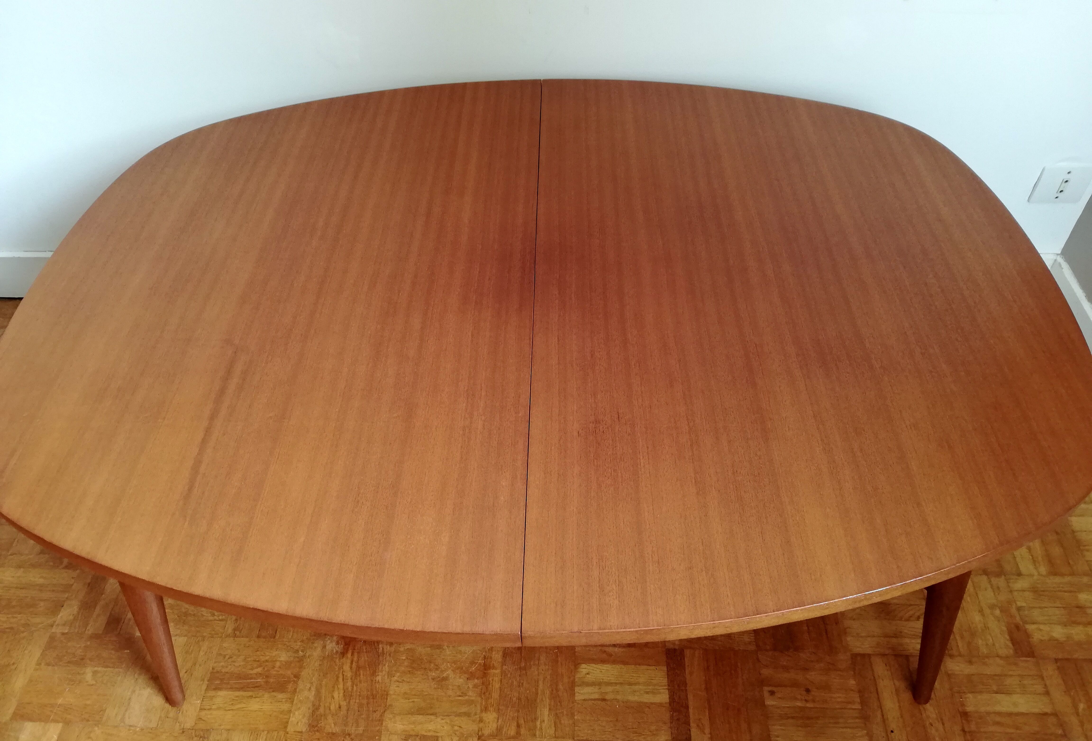 Danish convertible table Smorrebrod by Arne Vodder