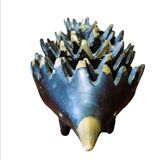 Set of 6 stackable bronze hedgehogs — Walter Bosse, 1920s