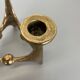 Midcentury Brutalist Bronze Candleholder by Michael Harjes, Germany, 1960s