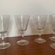 6 crystal liqueur glasses