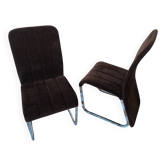 Chaises salle à manger 1980 vintage