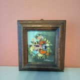 Acrylic floral painting