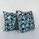 Set of 2 vintage Turkish cushion covers 48x46 cm