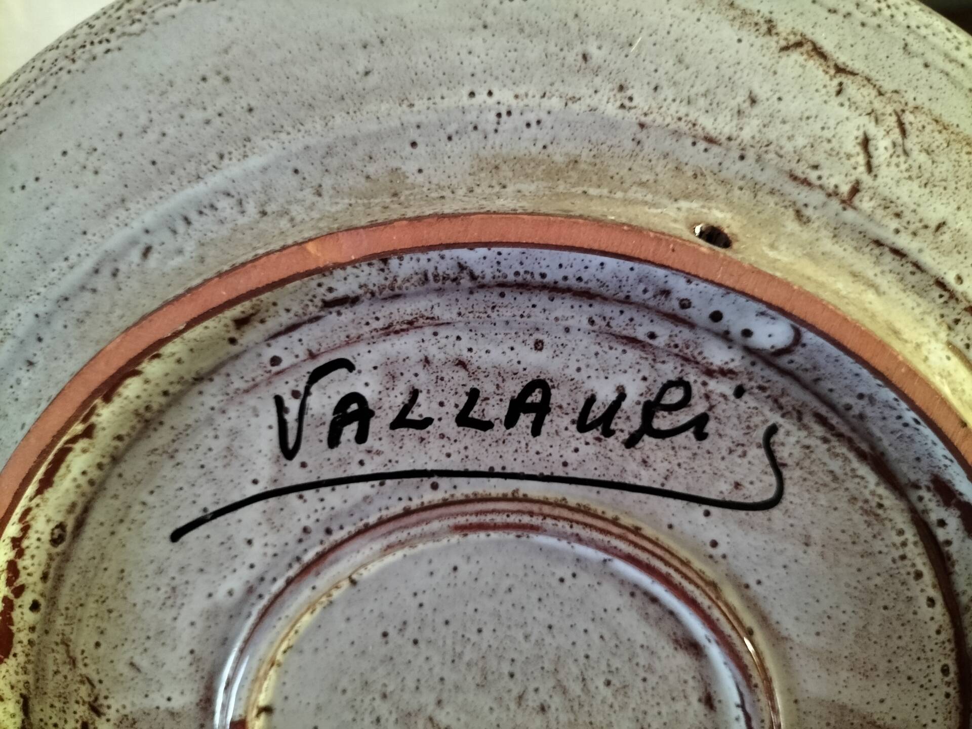 Assiette décorative Vallauris