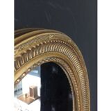 50x40cm golden oval antique mirror