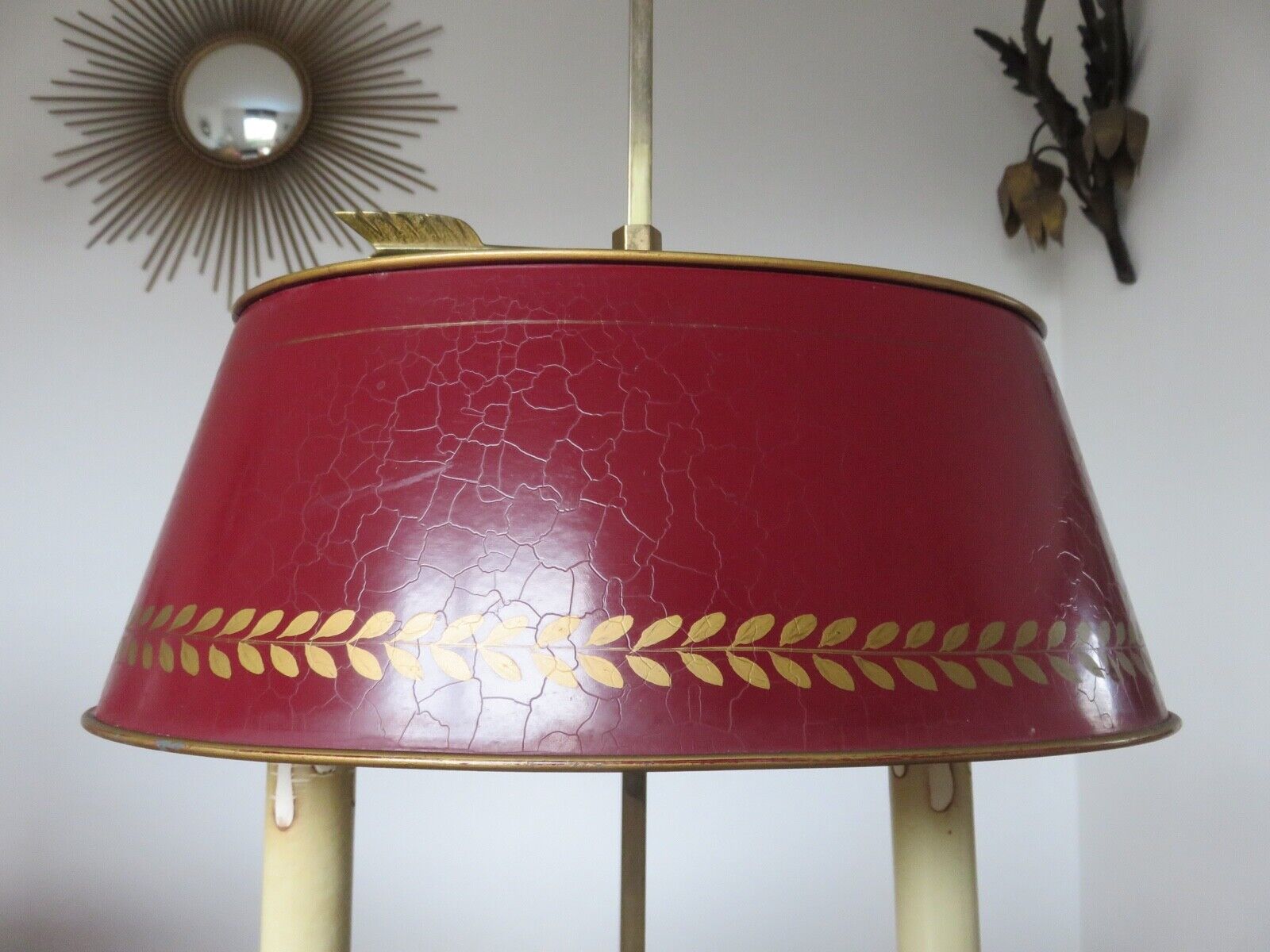 Lampe bouillotte style empire edition Lucien Gau