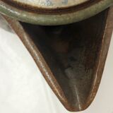 Belgian flamed salted stoneware teapot by Marcellus Aubry