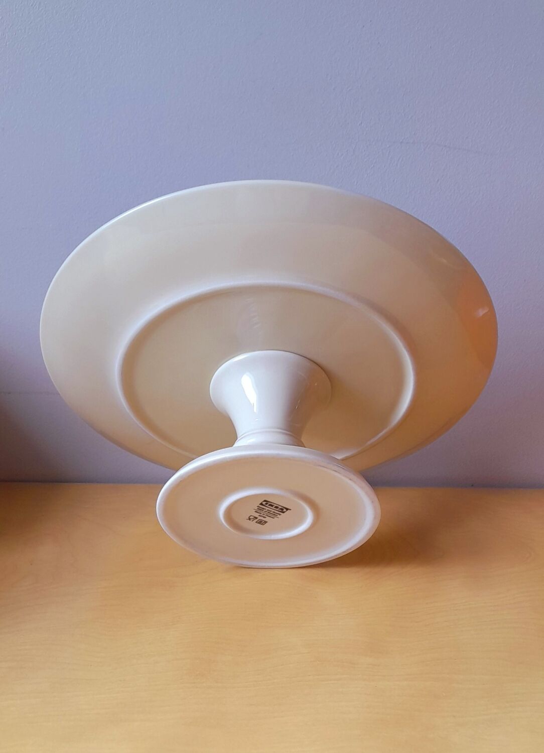 Plat à gâteaux en faïence