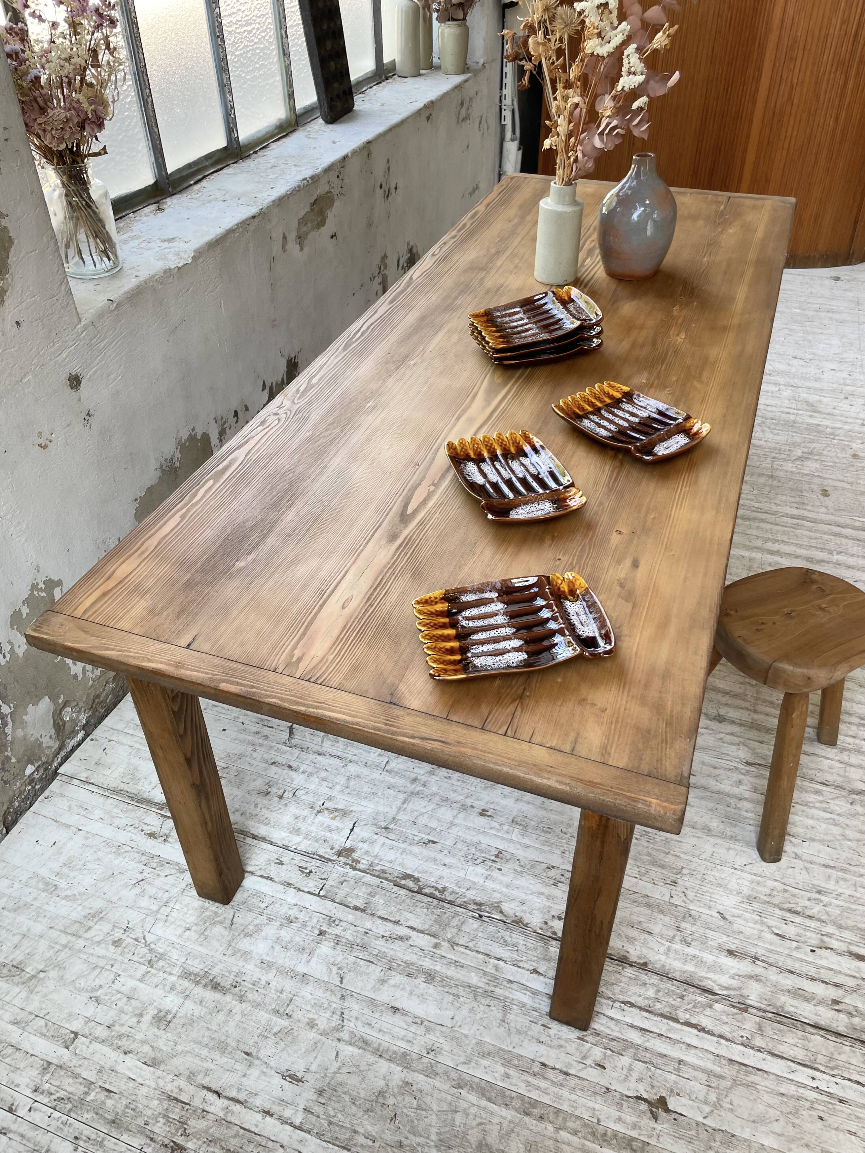 Asparagus plates slurry