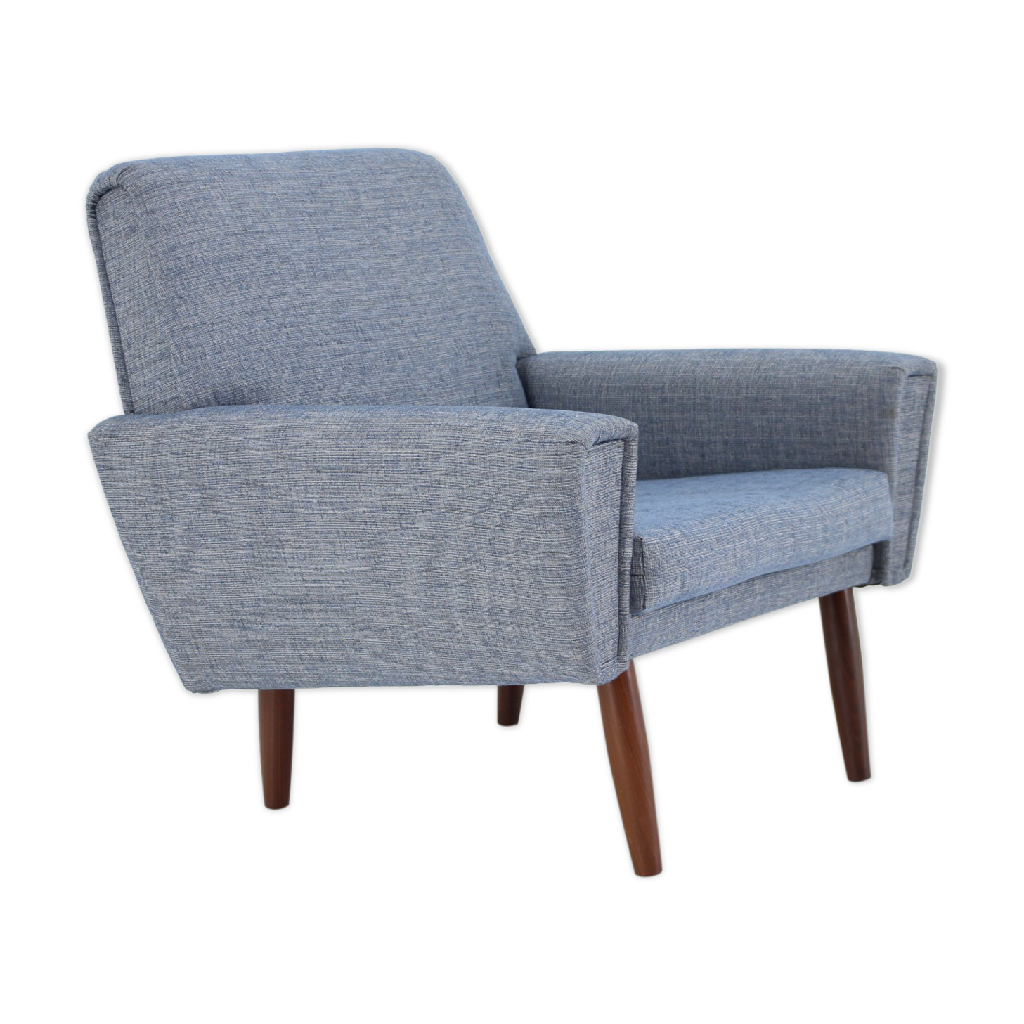 1960s Danish Teak Armchair -Newly upholstered