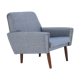 1960s Danish Teak Armchair -Newly upholstered