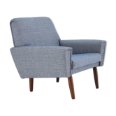 1960s Danish Teak Armchair -Newly upholstered