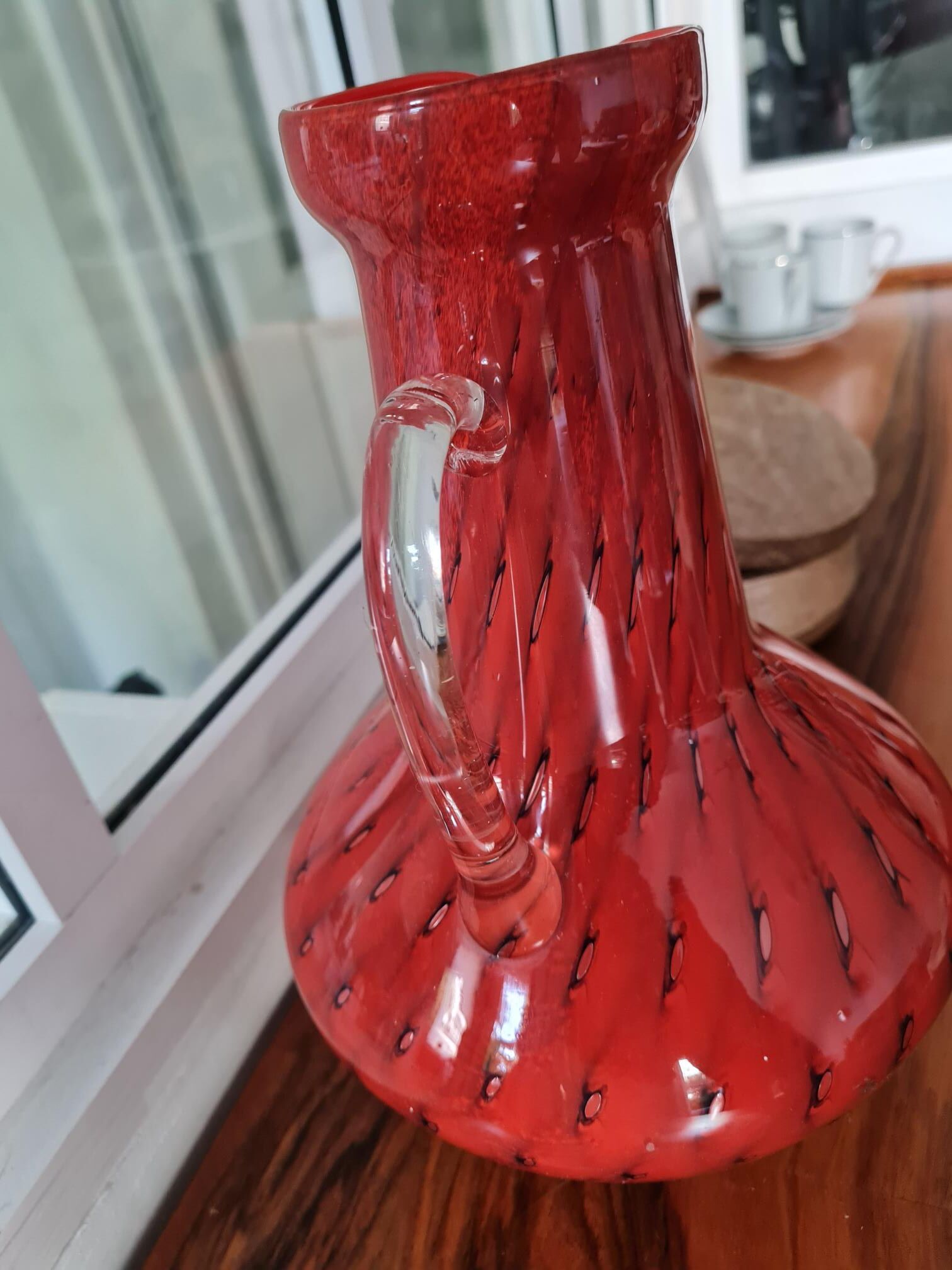 Murano red vase