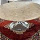 Table basse pied tulipe marbre vintage 1970